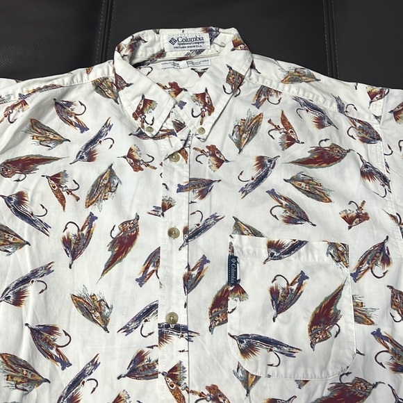 𝅺MEN'S Columbia size large fishing shirt - Picture 3 of 5